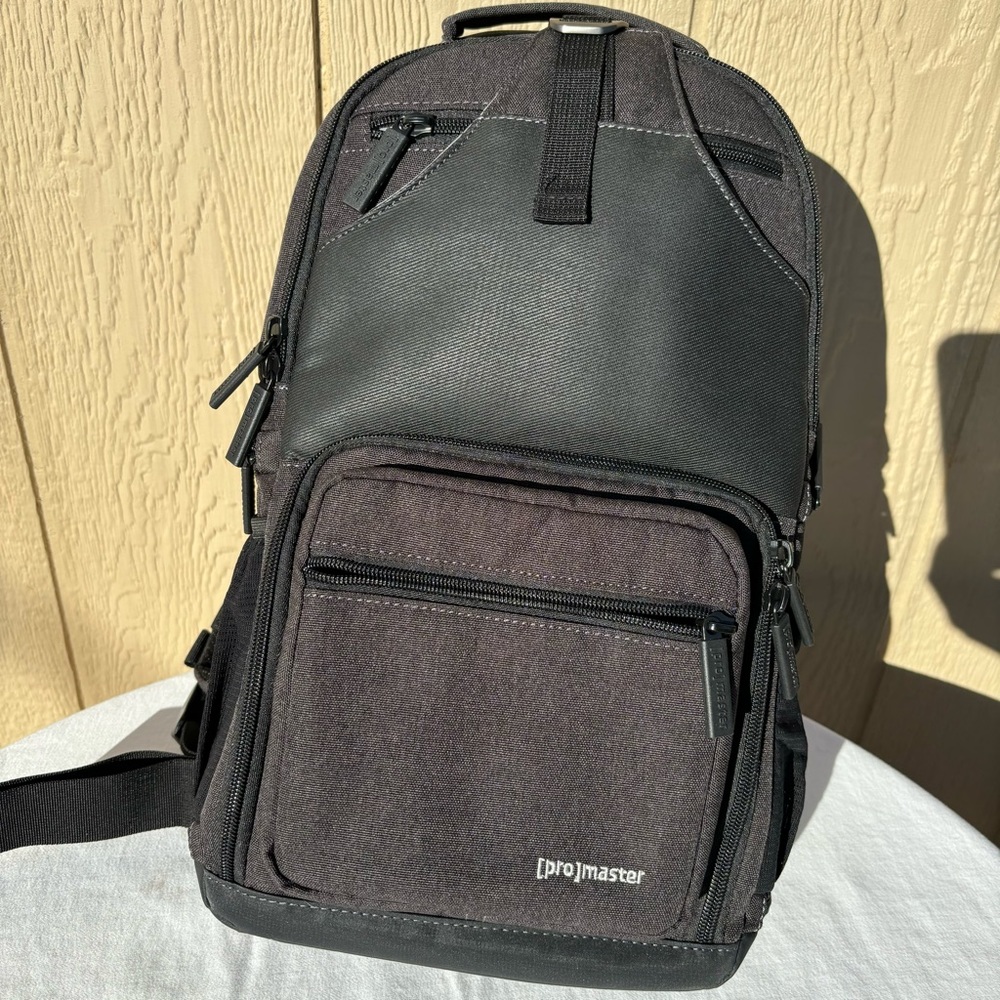 PROMASTER CITYSCAPE 54 SLING BAG can be worn over your right or left shoulder.